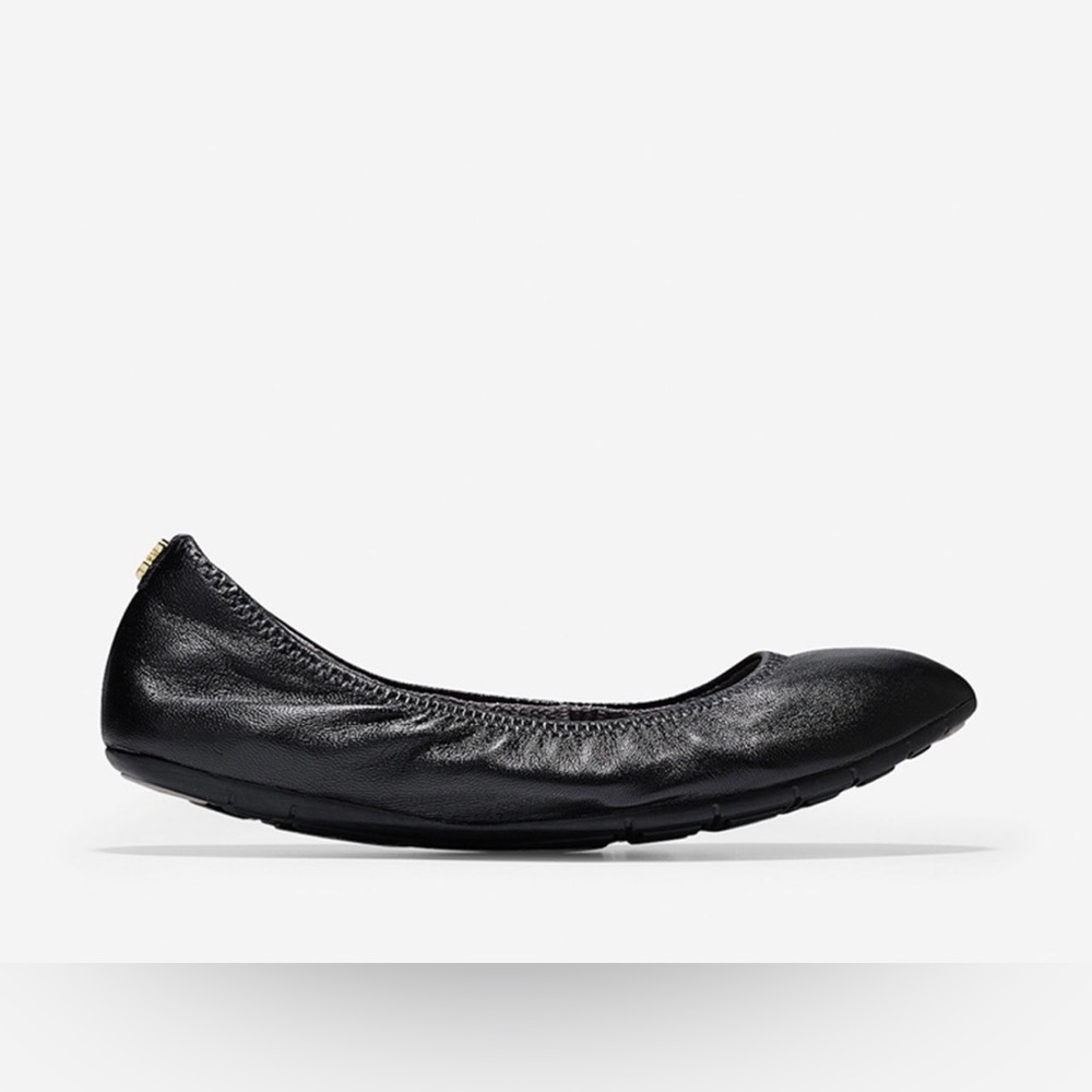 Cole Haan Black Leather Flats NWT